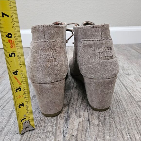 Toms Kala Suede Wedge Ankle Boots - Picture 6 of 12